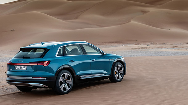 ריקול לאאודי e-Tron בשל חשש לחדירת לחות למערכת החשמל. צילום: אאודי