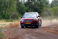 מבחן רכב הונדה CR-V. נוח בשביל, מערכת הנעה יעילה ובקרת היציבות לא היסטרית מדי. צילום: פז בר