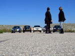 מבחן רכב סוזוקי קרוסאובר מול שברולט טראקס מול ניסאן ג'וק מול רנו קפצ'ור מול פיג'ו 2008. צילום: רוני נאק