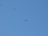 מועדון דאיה מגידו. גרירה של מטוס את הדאון במבט אופייני מהקרקע צילום: רוני נאק