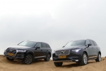 מבחן רכב וולוו XC90 מול אודי Q7. פרימיום-שטח עם 7 מושבים וטונות של טכנולוגיה. אבל האם האודי ו-וולוו כמפורסם? צילום: ניר בן זקן