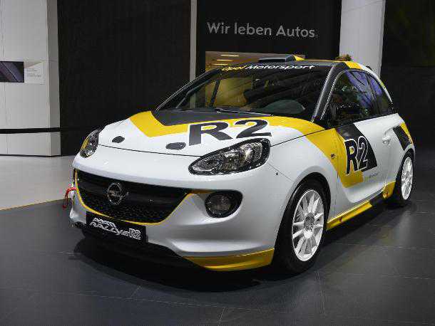 Opel Adam R2 קטנה לראלי העולמי. צילום: אופל