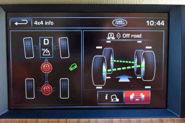 מבחן רכב לנד רובר דיסקברי 4. דיפרנציאלים נעולים, מתלים מוצלבים ומוזיקה קלאסית מתנגנת ממערכת הרמן-קרדון משובחת. צילום: רמי גלבוע