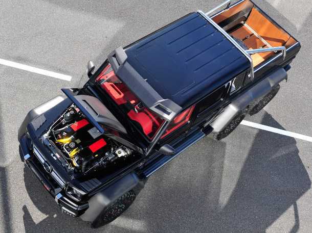 Brabus B63s-700. אחרי הביקור בסדנה שוקל התפלץ כמעט 4 טונות וזה עוד לפני שהעמסת את הפק"ל קפה. צילום: BRABUS Brabus B63s-700. אחרי הביקור בסדנה שוקל התפלץ כמעט 4 טונות וזה עוד לפני שהעמסת את הפק"ל קפה. צילום: BRABUS