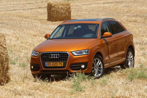 אודי Q3 עם גרסת מנוע חדשה 1.4ל' עם 150 כ"ס ותג מחיר של 209,000 שקלים בהשקה. צילום: פז בר