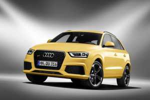 Audi RS Q3. אח שרירי, מעוצב ומאובזר של Q3. מתחיל מ-350 אלפי שקלים. לא חייבים בצהוב. צילום: AUDI