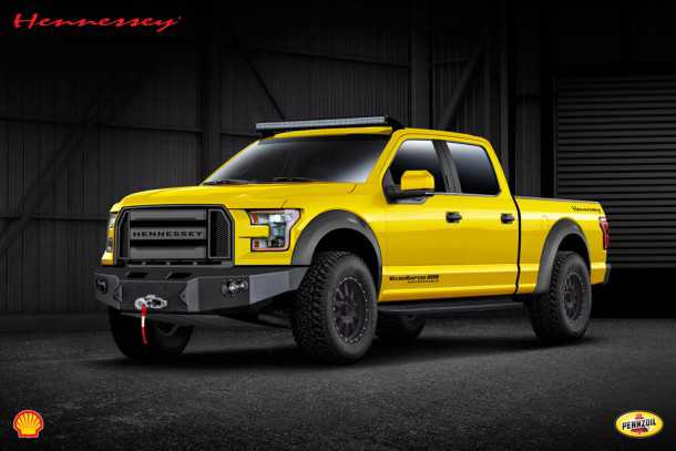 טנדר פורד F-150 עם 600 כוחות סוס? HENNESSEY אירגנה כזה. צילום: הנסי