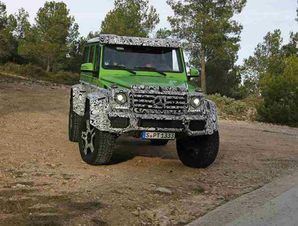 מרצדס AMG G63 במהדורת יצור מיוחדת. מרווח הגחון 46 ס"מ. צילום: WCF