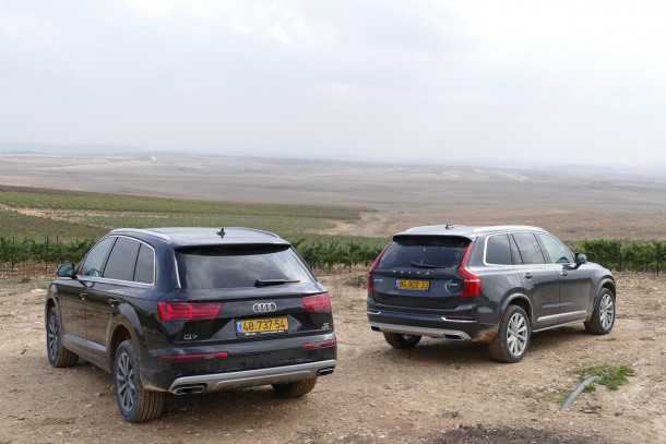 מבחן רכב וולוו XC90 מול אודי Q7. מי יהיה מרובה המושבים-פרימיום העדיף? צילום: ניר בן זקן