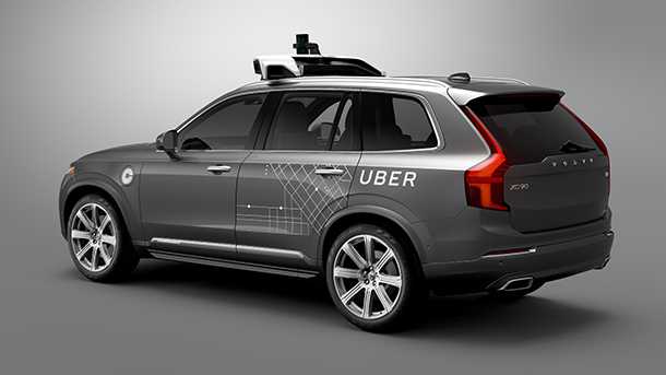 וולבו XC90 יהיה פרד הניסויים יחד עם UBER לפיתוח מונית אוטונומית. צילום: וולבו