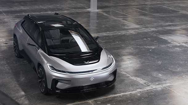 faraday future זמני טעינה מקוצרים והתאמה לתשתית עולמית וכל שקע שהוא. צילום:FF