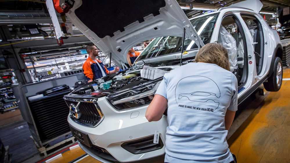וולוו XC40 מתחילה יצור במפעל בבלגיה. רכב פנאי שטח קומפקטי בישראל בהמשך 2018. צילום: וולוו