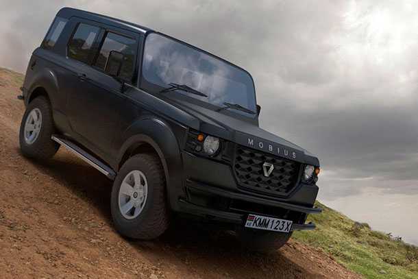 רכב שטח מאפריקה לצרכים של אפריקה - מוביאס 2 - יתן כלי עבודה נגיש לציבור בקניה. הדמיה: MOBIUS