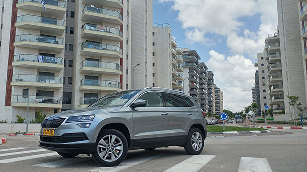 מבחן דרכים סקודה קארוק 1.0ל' סטייל. 150 אלף שקלים והיא שלכם. צילום: רוני נאק