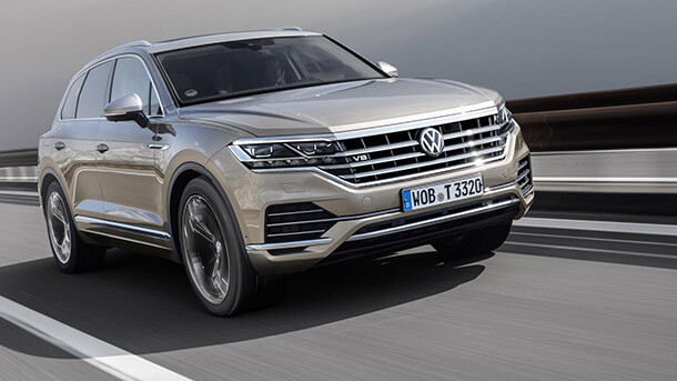 421 כוחות סוסו בפולקסווגן טוארג V8 דיזל. צילום: VW