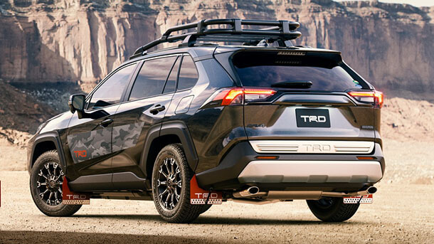 חבילת TRD לשידרוג של טויוטה ראב4 היברידי החדש. צילום: TOYOTA