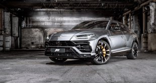 למבורגיני URUS משופר על ידי ABT. המנוע חוזק ל-710 כ"ס והמתלים נמוכים לצד עוד אי אלו דברים שהופכים את האורוס לייחודית שלך. צילום: ABT