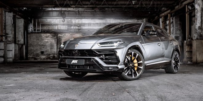 למבורגיני URUS משופר על ידי ABT. המנוע חוזק ל-710 כ"ס והמתלים נמוכים לצד עוד אי אלו דברים שהופכים את האורוס לייחודית שלך. צילום: ABT