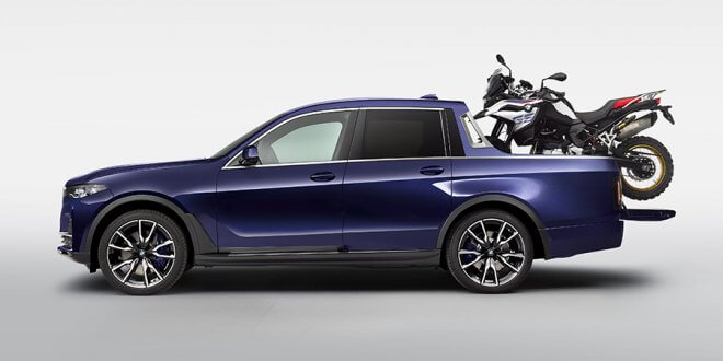 רק טנדר אחד נוצר במיוחד למפגש האופנועים השנתי של ב.מ.וו. ב.מ.וו X7 קפד זנבו. צילום: BMW