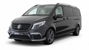 וואן מרצדס V קלאס משופר על ידי BRABUS - שרירים מן החוץ עור מן הפנים. צילום: בראבוס