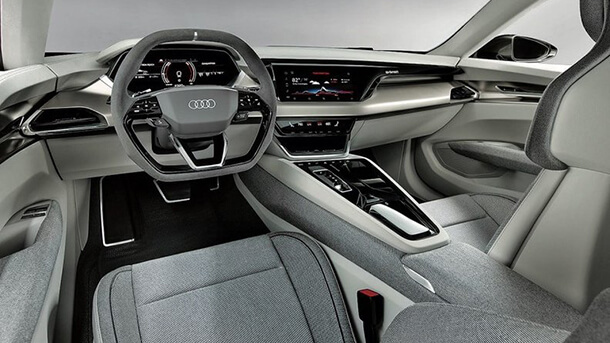 Audi e-tron GT concept - עם קבינה וריפודים טבעוניים. טרנד, קריצה או מהלך אמיתי? צילום: אאודי